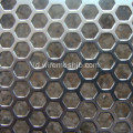 Lubang Hexagonal Galvanized Perforated Metal Mesh